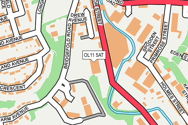 OL11 5AT map - OS OpenMap – Local (Ordnance Survey) OL11 5AT map - OS OpenMap – Local (Ordnance Survey)