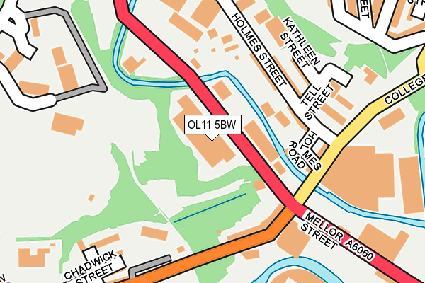 OL11 5BW map - OS OpenMap – Local (Ordnance Survey) OL11 5BW map - OS OpenMap – Local (Ordnance Survey)