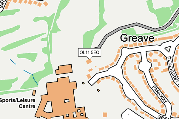 OL11 5EQ map - OS OpenMap – Local (Ordnance Survey) OL11 5EQ map - OS OpenMap – Local (Ordnance Survey)