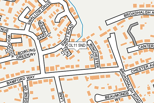 OL11 5ND map - OS OpenMap – Local (Ordnance Survey) OL11 5ND map - OS OpenMap – Local (Ordnance Survey)