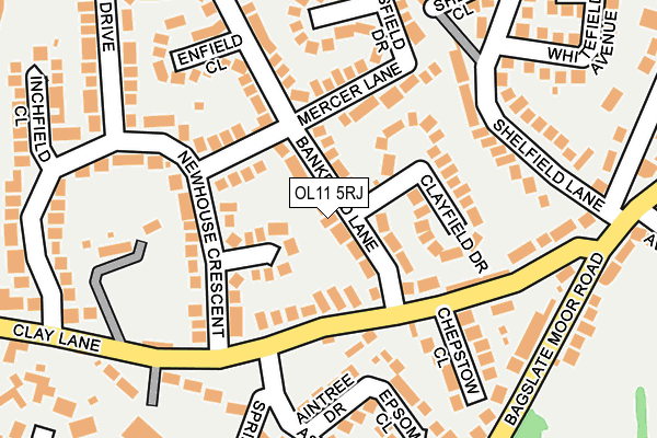 OL11 5RJ map - OS OpenMap – Local (Ordnance Survey) OL11 5RJ map - OS OpenMap – Local (Ordnance Survey)