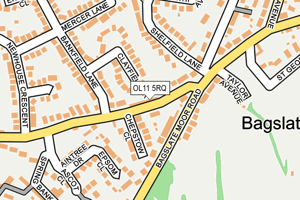 OL11 5RQ map - OS OpenMap – Local (Ordnance Survey) OL11 5RQ map - OS OpenMap – Local (Ordnance Survey)