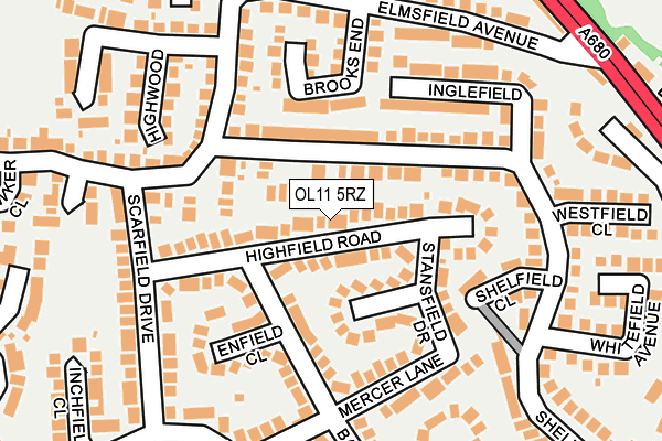 OL11 5RZ map - OS OpenMap – Local (Ordnance Survey) OL11 5RZ map - OS OpenMap – Local (Ordnance Survey)