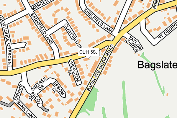 OL11 5SJ map - OS OpenMap – Local (Ordnance Survey) OL11 5SJ map - OS OpenMap – Local (Ordnance Survey)