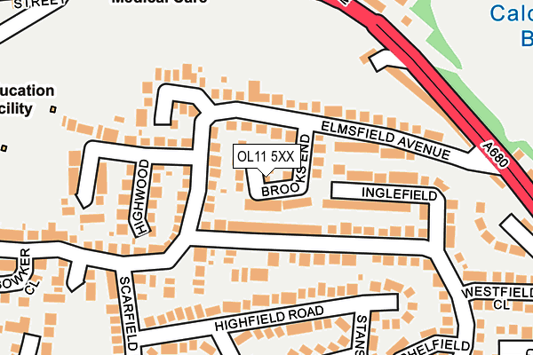 OL11 5XX map - OS OpenMap – Local (Ordnance Survey) OL11 5XX map - OS OpenMap – Local (Ordnance Survey)