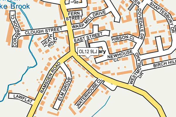 OL12 9LJ map - OS OpenMap – Local (Ordnance Survey) OL12 9LJ map - OS OpenMap – Local (Ordnance Survey)