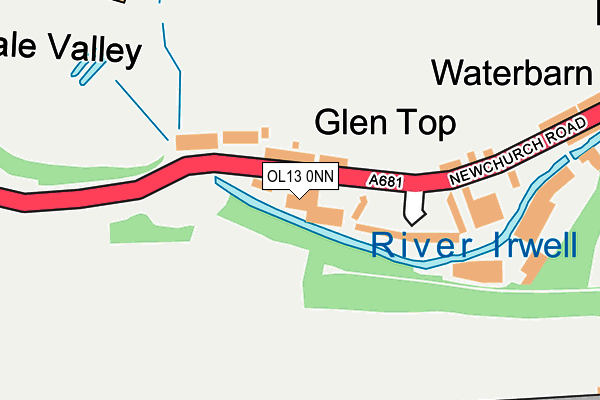 OL13 0NN map - OS OpenMap – Local (Ordnance Survey) OL13 0NN map - OS OpenMap – Local (Ordnance Survey)