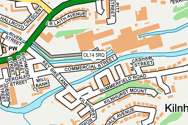 OL14 5RQ map - OS OpenMap – Local (Ordnance Survey) OL14 5RQ map - OS OpenMap – Local (Ordnance Survey)