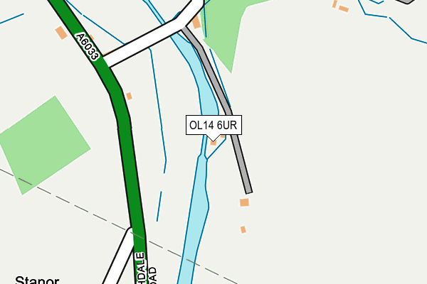 OL14 6UR map - OS OpenMap – Local (Ordnance Survey) OL14 6UR map - OS OpenMap – Local (Ordnance Survey)