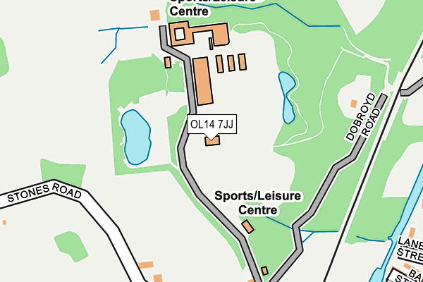 OL14 7JJ map - OS OpenMap – Local (Ordnance Survey) OL14 7JJ map - OS OpenMap – Local (Ordnance Survey)