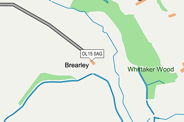 OL15 0AG map - OS OpenMap – Local (Ordnance Survey) OL15 0AG map - OS OpenMap – Local (Ordnance Survey)