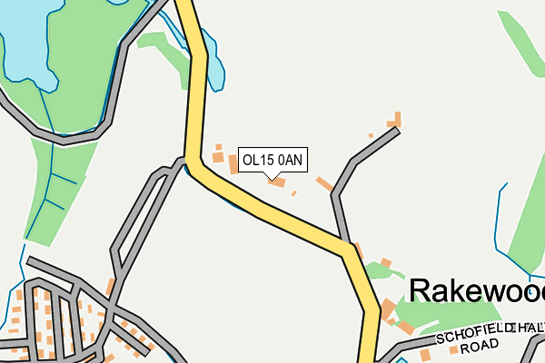 OL15 0AN map - OS OpenMap – Local (Ordnance Survey) OL15 0AN map - OS OpenMap – Local (Ordnance Survey)