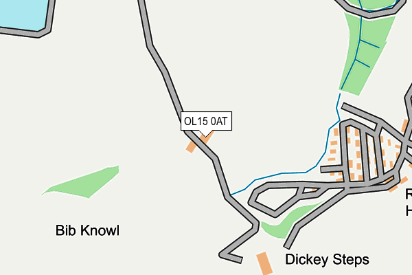OL15 0AT map - OS OpenMap – Local (Ordnance Survey) OL15 0AT map - OS OpenMap – Local (Ordnance Survey)