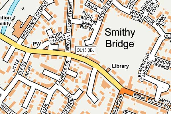 OL15 0BJ map - OS OpenMap – Local (Ordnance Survey) OL15 0BJ map - OS OpenMap – Local (Ordnance Survey)