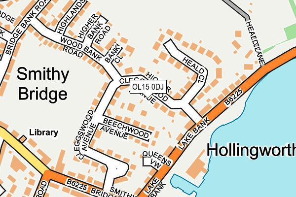 OL15 0DJ map - OS OpenMap – Local (Ordnance Survey) OL15 0DJ map - OS OpenMap – Local (Ordnance Survey)