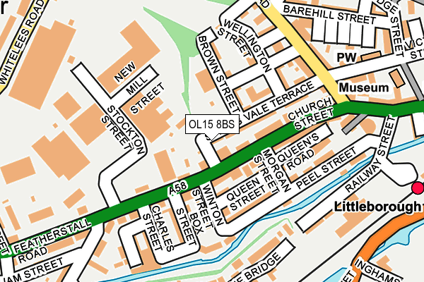 OL15 8BS map - OS OpenMap – Local (Ordnance Survey) OL15 8BS map - OS OpenMap – Local (Ordnance Survey)