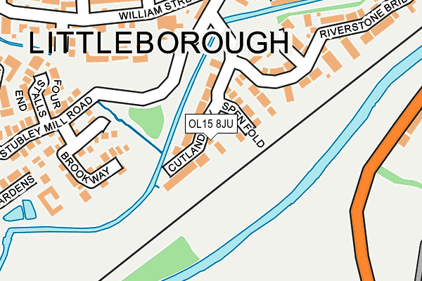 OL15 8JU map - OS OpenMap – Local (Ordnance Survey) OL15 8JU map - OS OpenMap – Local (Ordnance Survey)