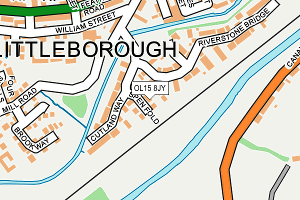 OL15 8JY map - OS OpenMap – Local (Ordnance Survey) OL15 8JY map - OS OpenMap – Local (Ordnance Survey)