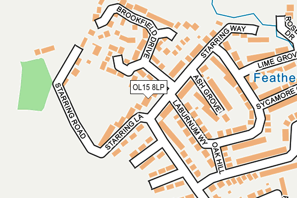 OL15 8LP map - OS OpenMap – Local (Ordnance Survey) OL15 8LP map - OS OpenMap – Local (Ordnance Survey)