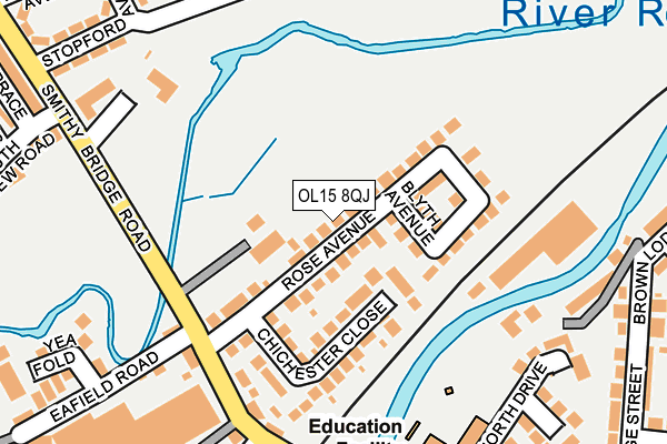 OL15 8QJ map - OS OpenMap – Local (Ordnance Survey) OL15 8QJ map - OS OpenMap – Local (Ordnance Survey)