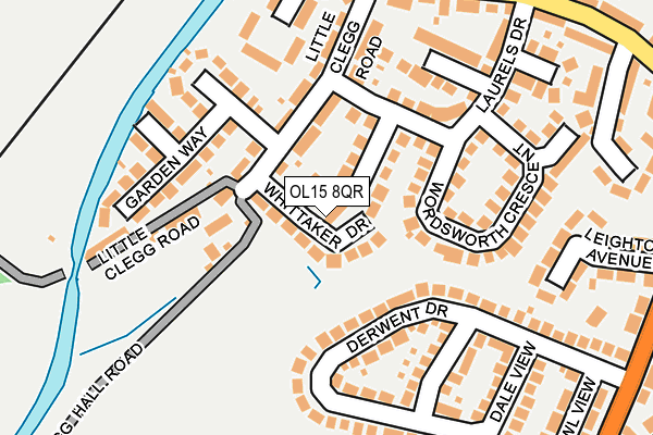 OL15 8QR map - OS OpenMap – Local (Ordnance Survey) OL15 8QR map - OS OpenMap – Local (Ordnance Survey)