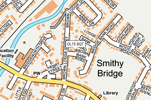 OL15 8QT map - OS OpenMap – Local (Ordnance Survey) OL15 8QT map - OS OpenMap – Local (Ordnance Survey)