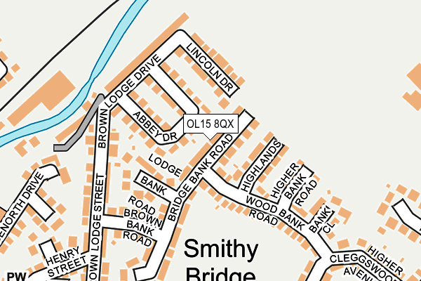 OL15 8QX map - OS OpenMap – Local (Ordnance Survey) OL15 8QX map - OS OpenMap – Local (Ordnance Survey)