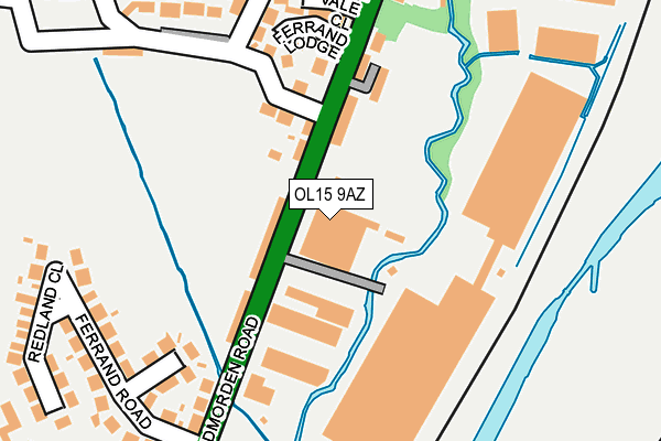 OL15 9AZ map - OS OpenMap – Local (Ordnance Survey) OL15 9AZ map - OS OpenMap – Local (Ordnance Survey)