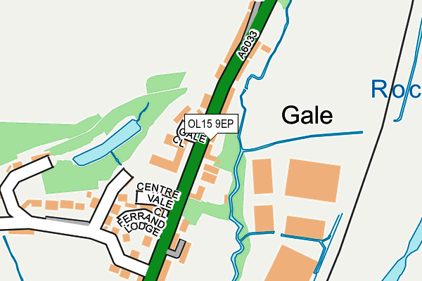 OL15 9EP map - OS OpenMap – Local (Ordnance Survey) OL15 9EP map - OS OpenMap – Local (Ordnance Survey)