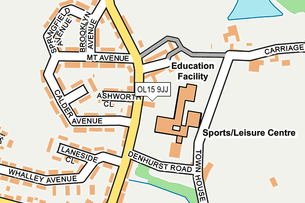 OL15 9JJ map - OS OpenMap – Local (Ordnance Survey) OL15 9JJ map - OS OpenMap – Local (Ordnance Survey)