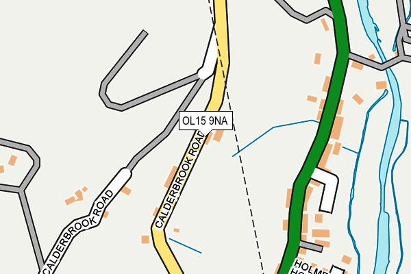 OL15 9NA map - OS OpenMap – Local (Ordnance Survey) OL15 9NA map - OS OpenMap – Local (Ordnance Survey)
