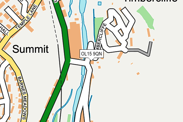 OL15 9QN map - OS OpenMap – Local (Ordnance Survey) OL15 9QN map - OS OpenMap – Local (Ordnance Survey)