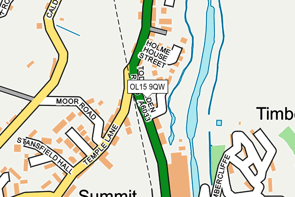 OL15 9QW map - OS OpenMap – Local (Ordnance Survey) OL15 9QW map - OS OpenMap – Local (Ordnance Survey)