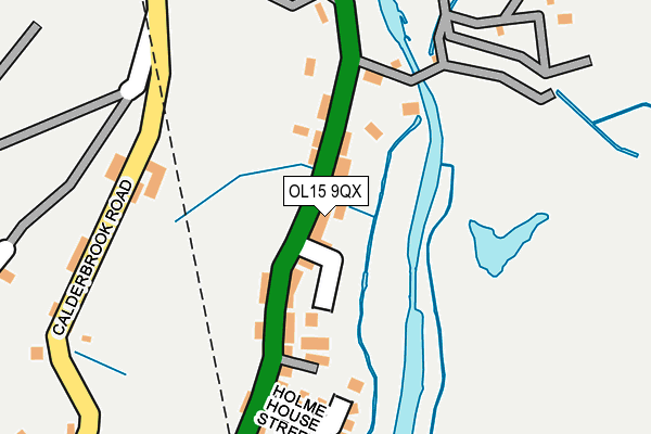 OL15 9QX map - OS OpenMap – Local (Ordnance Survey) OL15 9QX map - OS OpenMap – Local (Ordnance Survey)