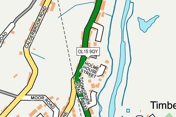 OL15 9QY map - OS OpenMap – Local (Ordnance Survey) OL15 9QY map - OS OpenMap – Local (Ordnance Survey)