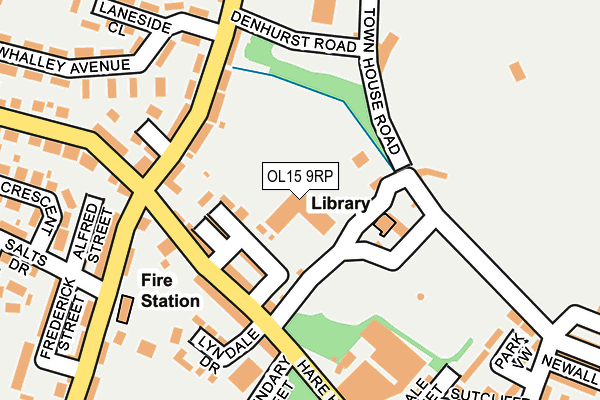OL15 9RP map - OS OpenMap – Local (Ordnance Survey) OL15 9RP map - OS OpenMap – Local (Ordnance Survey)