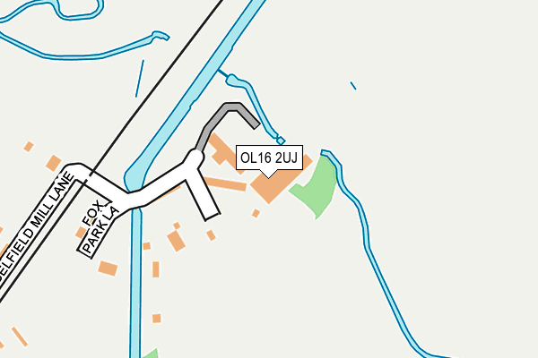 OL16 2UJ map - OS OpenMap – Local (Ordnance Survey) OL16 2UJ map - OS OpenMap – Local (Ordnance Survey)