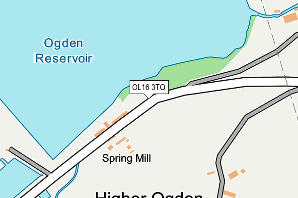 OL16 3TQ map - OS OpenMap – Local (Ordnance Survey) OL16 3TQ map - OS OpenMap – Local (Ordnance Survey)