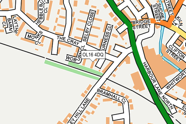 OL16 4DQ map - OS OpenMap – Local (Ordnance Survey) OL16 4DQ map - OS OpenMap – Local (Ordnance Survey)