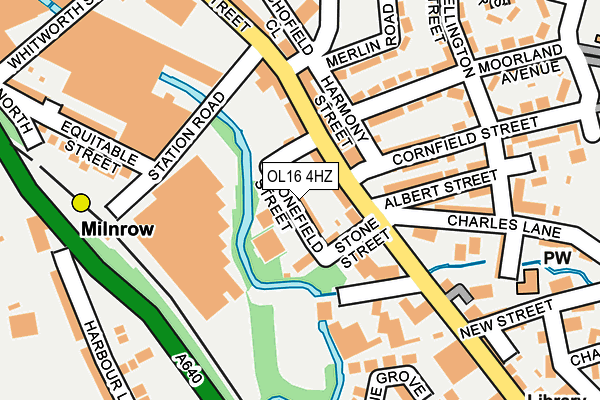 OL16 4HZ map - OS OpenMap – Local (Ordnance Survey) OL16 4HZ map - OS OpenMap – Local (Ordnance Survey)