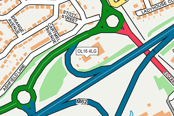 OL16 4LG map - OS OpenMap – Local (Ordnance Survey) OL16 4LG map - OS OpenMap – Local (Ordnance Survey)