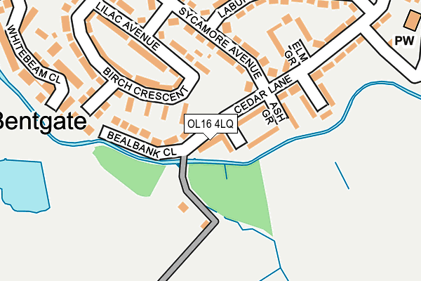 OL16 4LQ map - OS OpenMap – Local (Ordnance Survey) OL16 4LQ map - OS OpenMap – Local (Ordnance Survey)