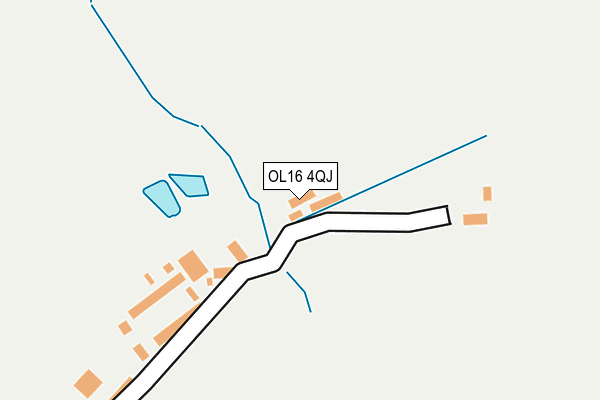 OL16 4QJ map - OS OpenMap – Local (Ordnance Survey) OL16 4QJ map - OS OpenMap – Local (Ordnance Survey)