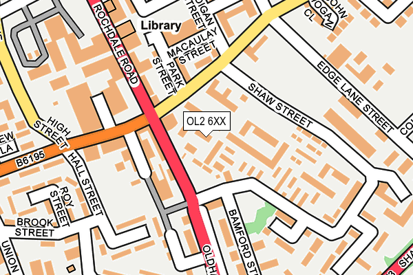 OL2 6XX map - OS OpenMap – Local (Ordnance Survey) OL2 6XX map - OS OpenMap – Local (Ordnance Survey)