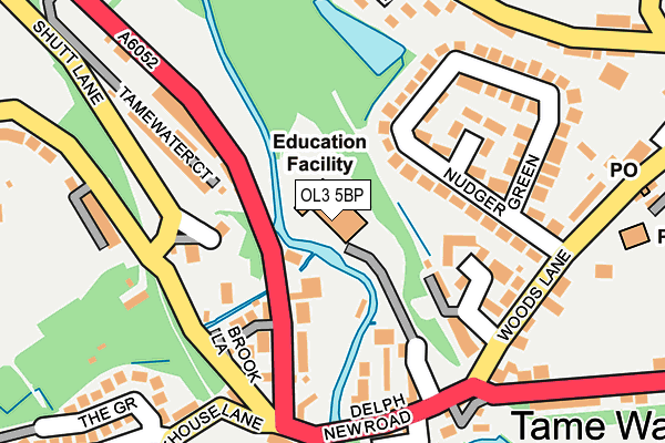 OL3 5BP map - OS OpenMap – Local (Ordnance Survey) OL3 5BP map - OS OpenMap – Local (Ordnance Survey)