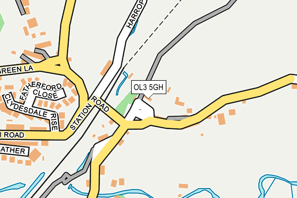 OL3 5GH map - OS OpenMap – Local (Ordnance Survey) OL3 5GH map - OS OpenMap – Local (Ordnance Survey)