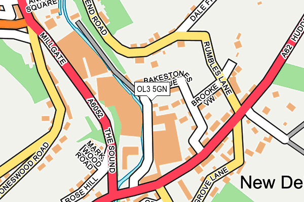 OL3 5GN map - OS OpenMap – Local (Ordnance Survey) OL3 5GN map - OS OpenMap – Local (Ordnance Survey)