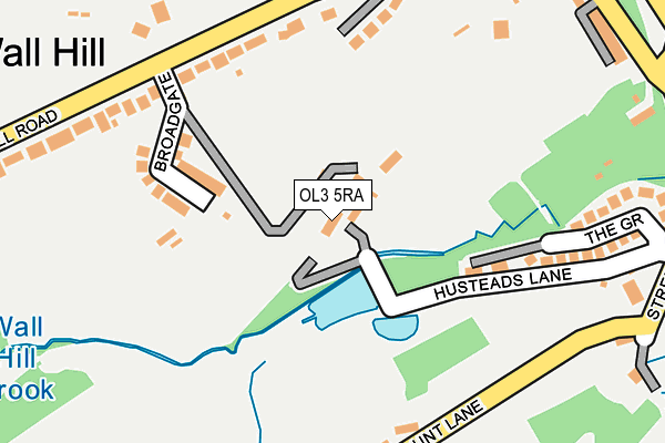 OL3 5RA map - OS OpenMap – Local (Ordnance Survey) OL3 5RA map - OS OpenMap – Local (Ordnance Survey)