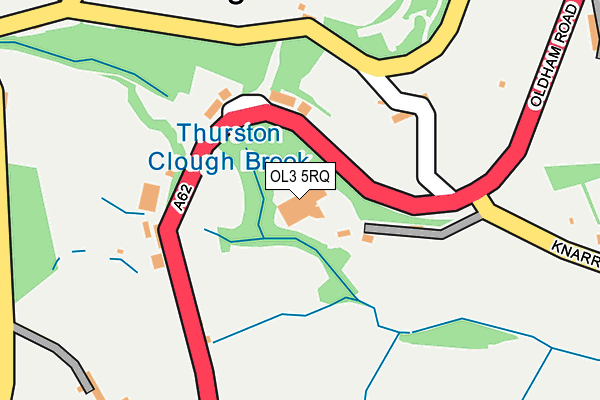 OL3 5RQ map - OS OpenMap – Local (Ordnance Survey) OL3 5RQ map - OS OpenMap – Local (Ordnance Survey)