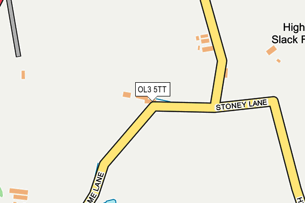 OL3 5TT map - OS OpenMap – Local (Ordnance Survey) OL3 5TT map - OS OpenMap – Local (Ordnance Survey)